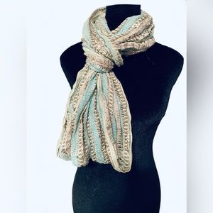 Gorgeous Shiny Multicolored Infinity Scarf.